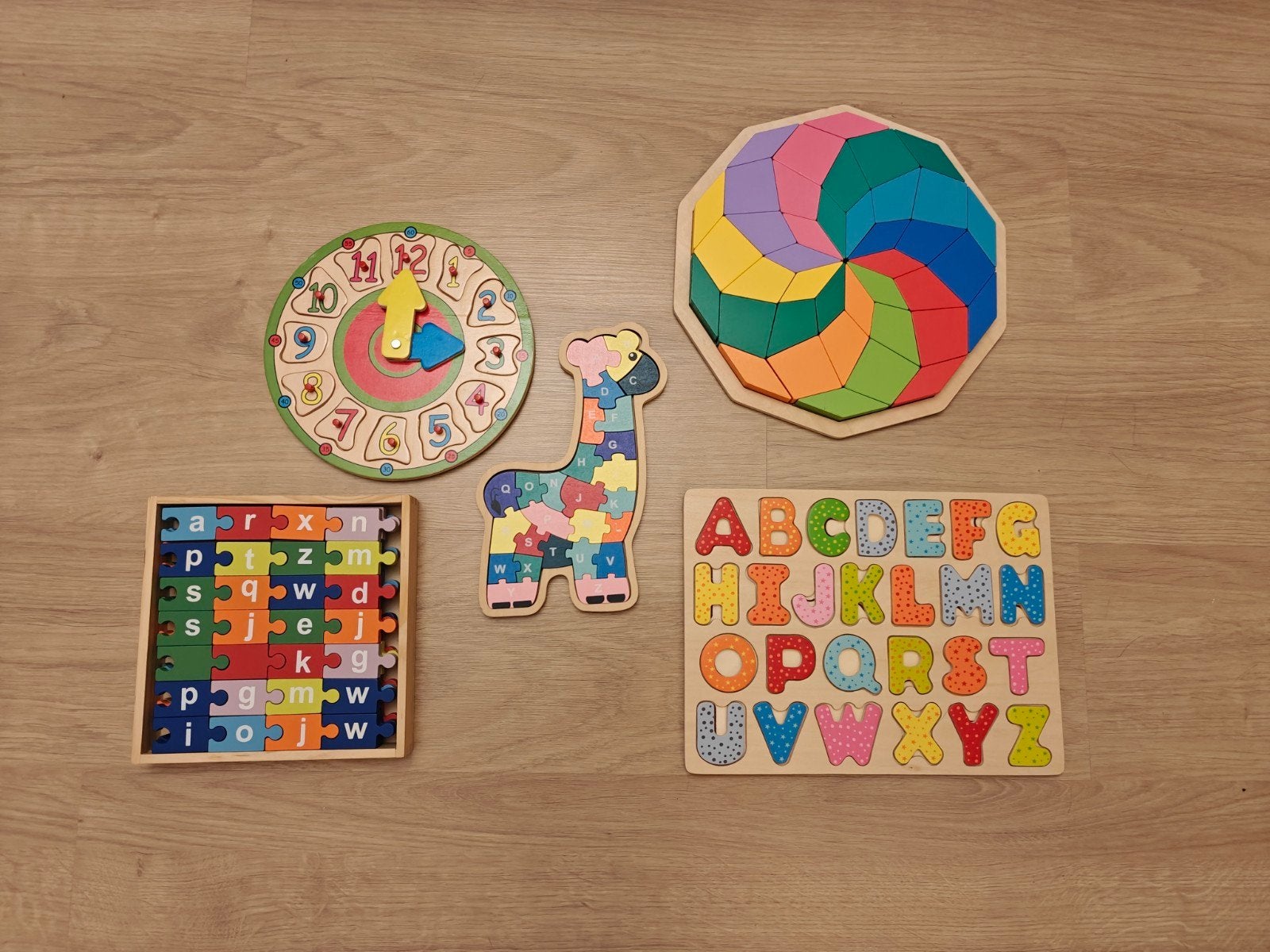 Diverse houten puzzels voor kinderen - educatief speelgoed, Ophalen, Meer dan 50 stukjes, Zo goed als nieuw, Van hout