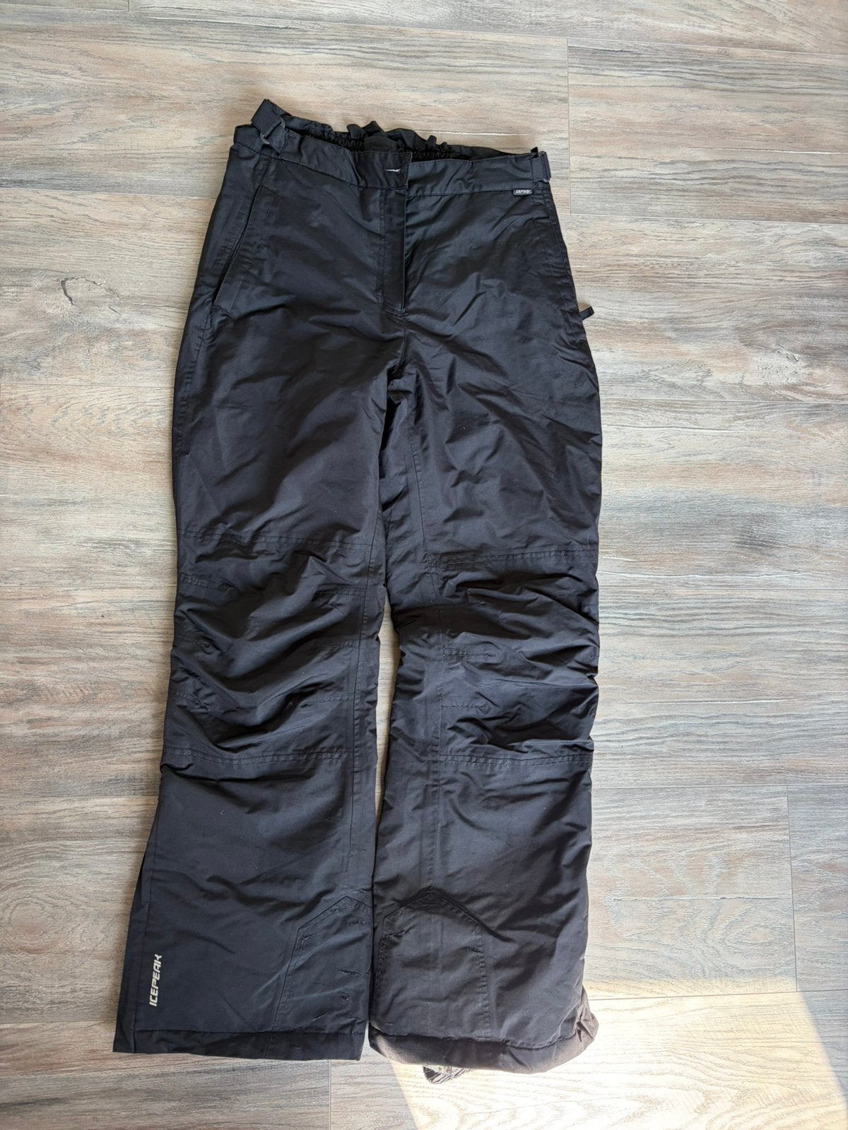 IcePeak Skibroek Zwart Maat L Dames, Ophalen of Verzenden, Zo goed als nieuw, Maat 42/44 (L), Broek