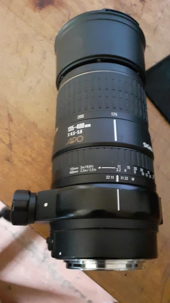 Sigma 135-400mm f4.5-5.6 Apo telelens (EF mount), Audio, Tv en Foto, Fotografie | Lenzen en Objectieven, Ophalen of Verzenden