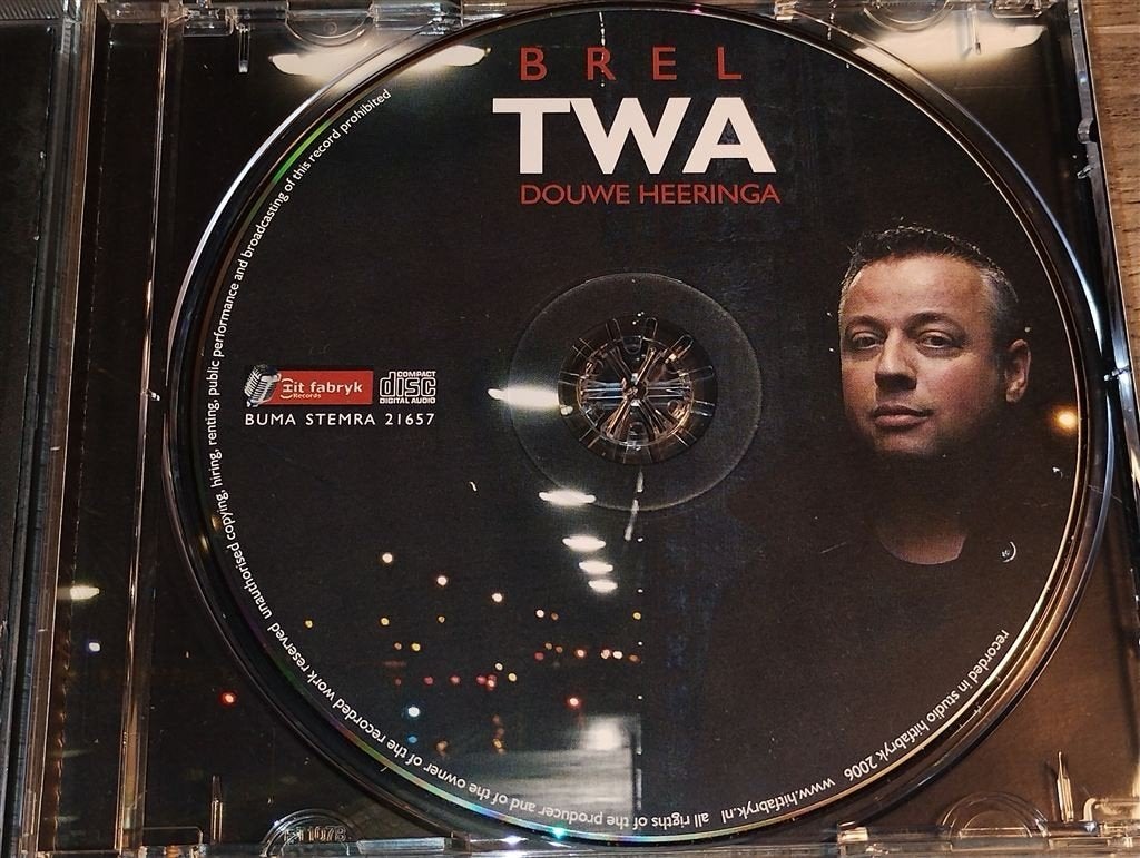 Douwe Heeringa - Brel Twa, Cd's en Dvd's, Ophalen of Verzenden, Zo goed als nieuw, Levenslied of Smartlap