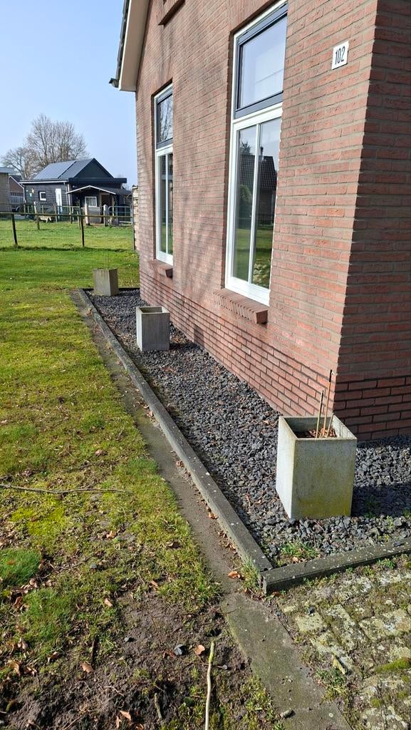 GRATIS! Basalt split, Ophalen, Gebruikt, Antraciet, Split
