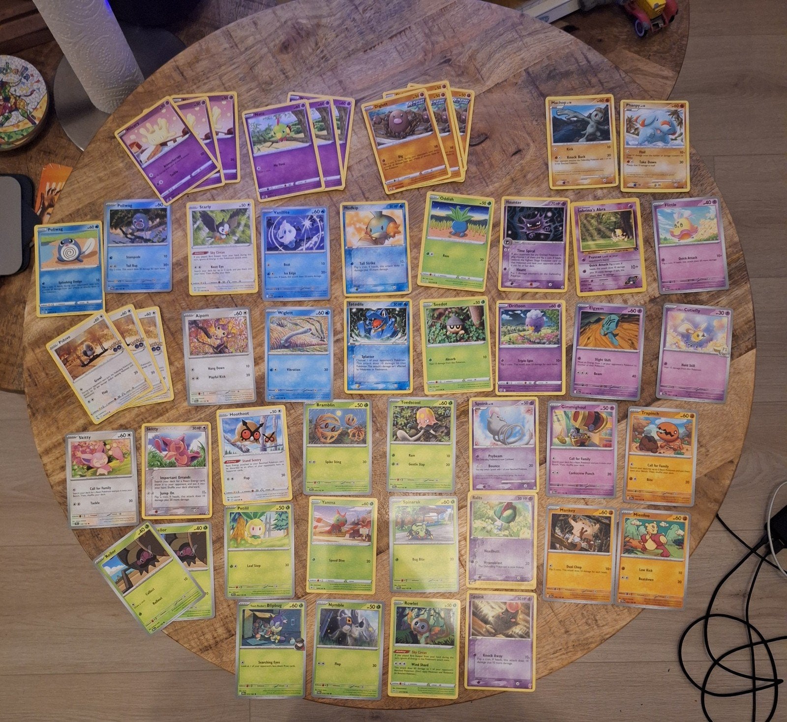 Grote collectie Pokémon kaarten - Diverse types., Ophalen of Verzenden, Zo goed als nieuw, Meerdere kaarten