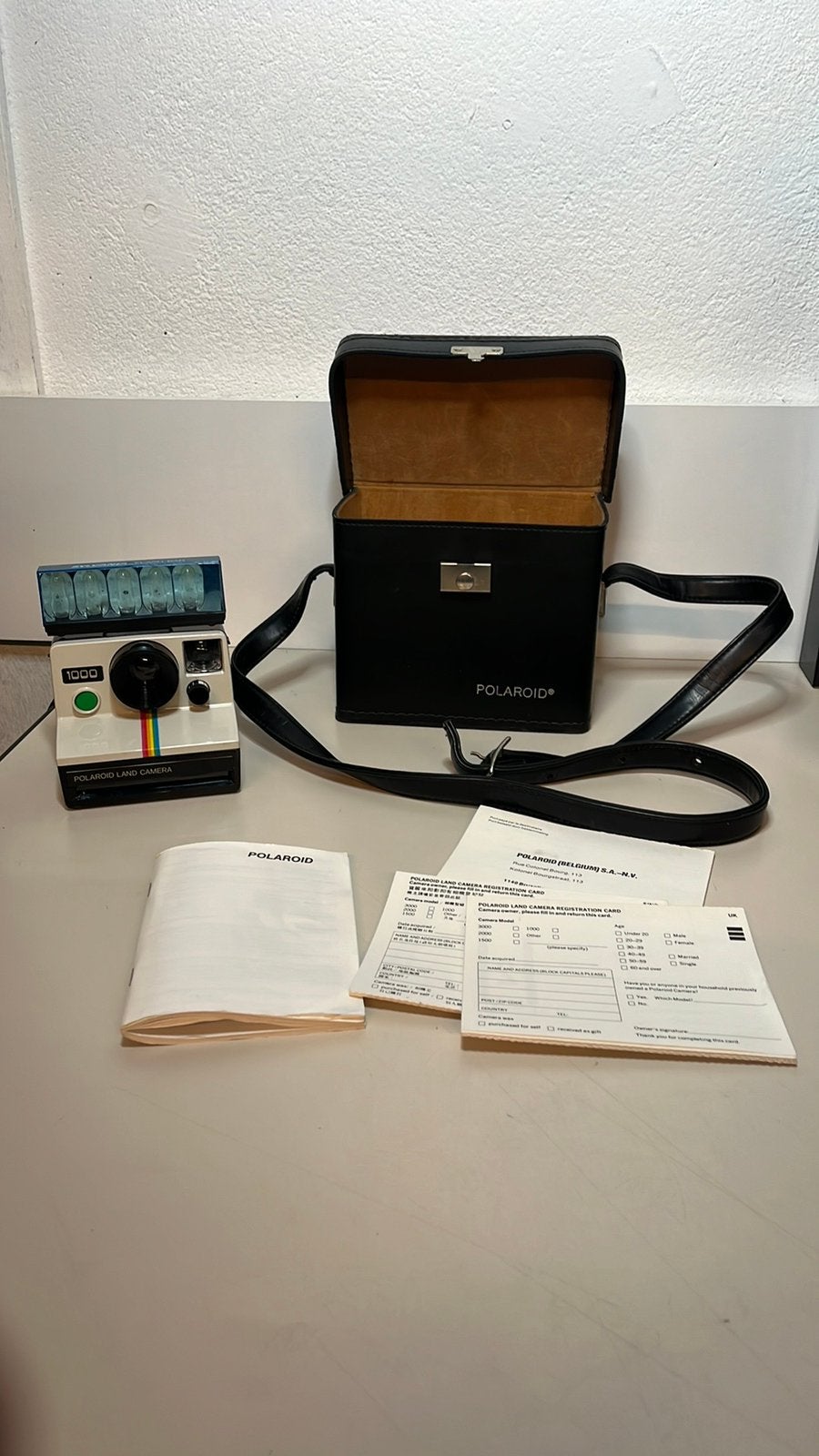 POLAROID SX-70 RAINBOW CAMERA new staat!, Ophalen of Verzenden, 1960 tot 1980, Fototoestel