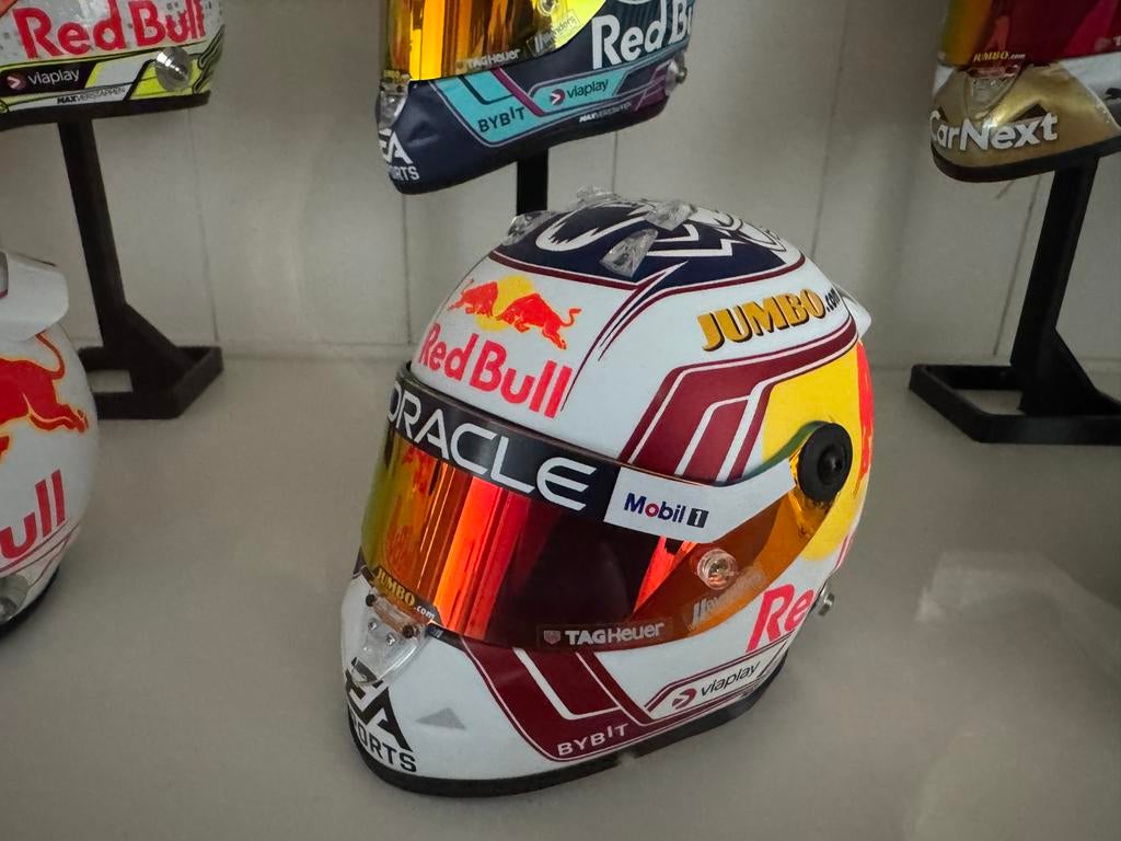 Max Verstappen 1:2 schaalmodel helm, Ophalen, Nieuw, Overige typen, Overige merken