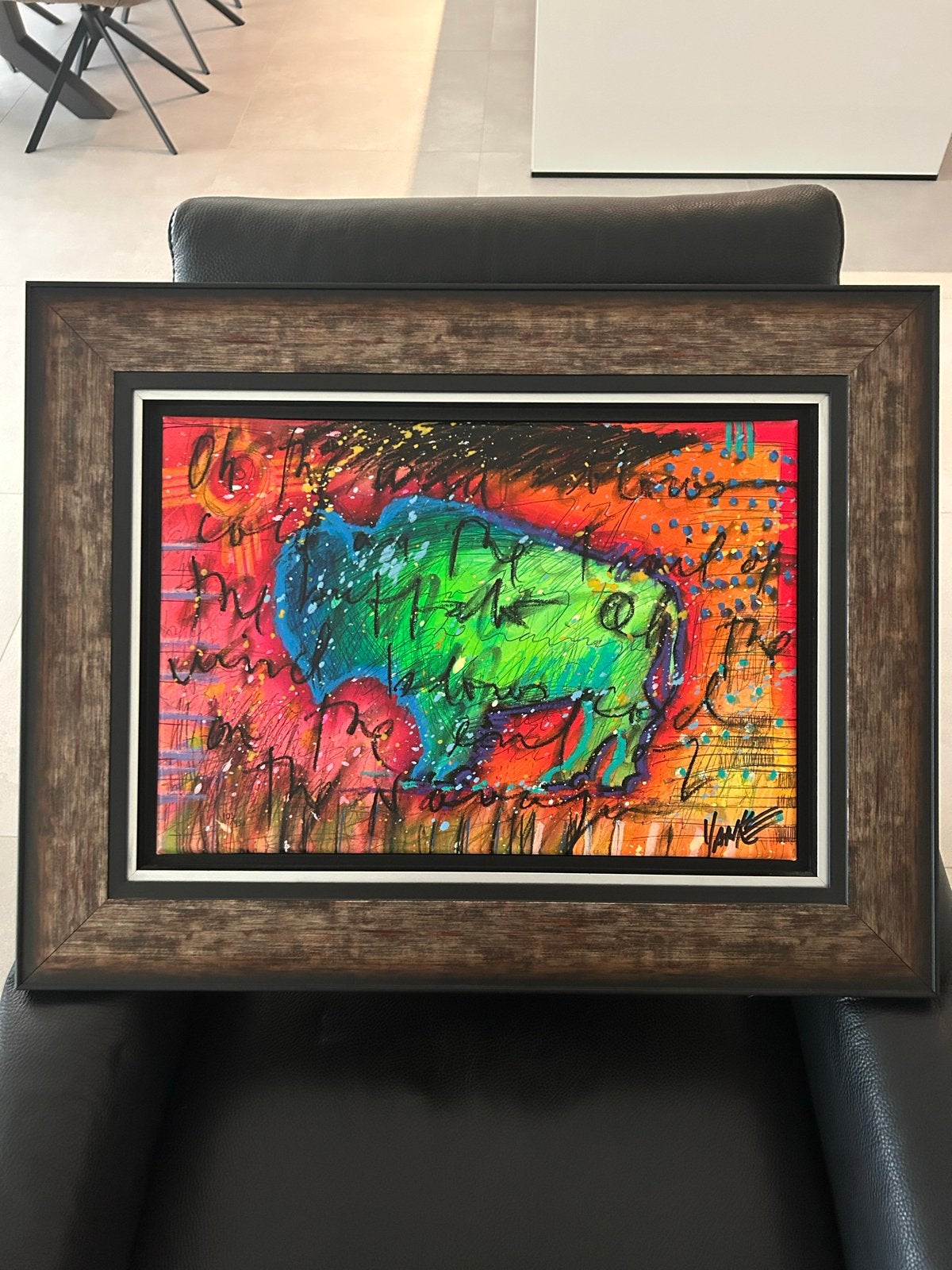 Originele giclée van Tim Yanke, handgesigneerd , ingelijst, Antiek en Kunst, Kunst | Schilderijen | Modern, Ophalen, Giclée, Dieren