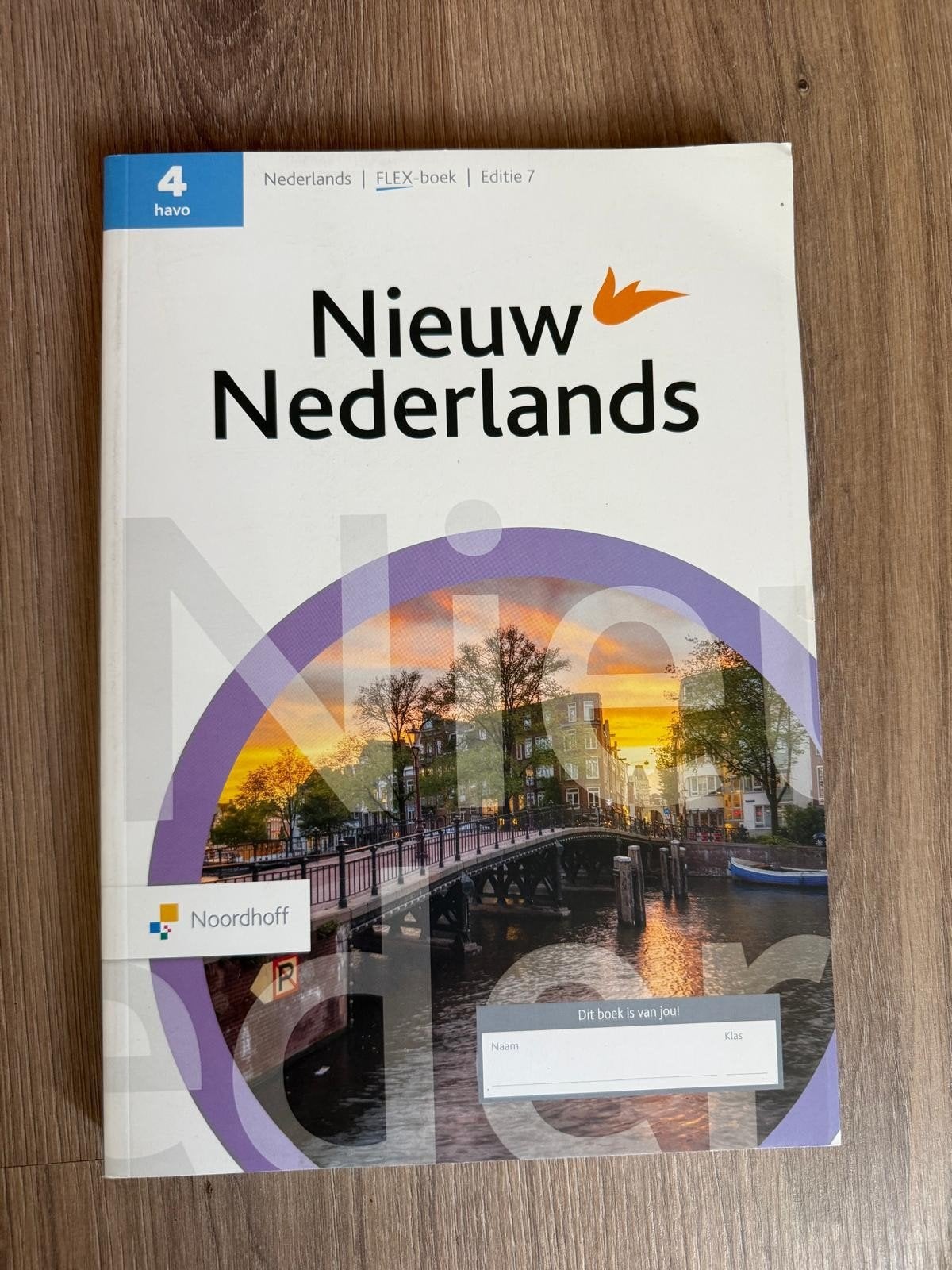 Nieuw Nederlands FLEX-boek Editie 7 - 4 havo, Ophalen of Verzenden, Zo goed als nieuw, HAVO, Nederlands