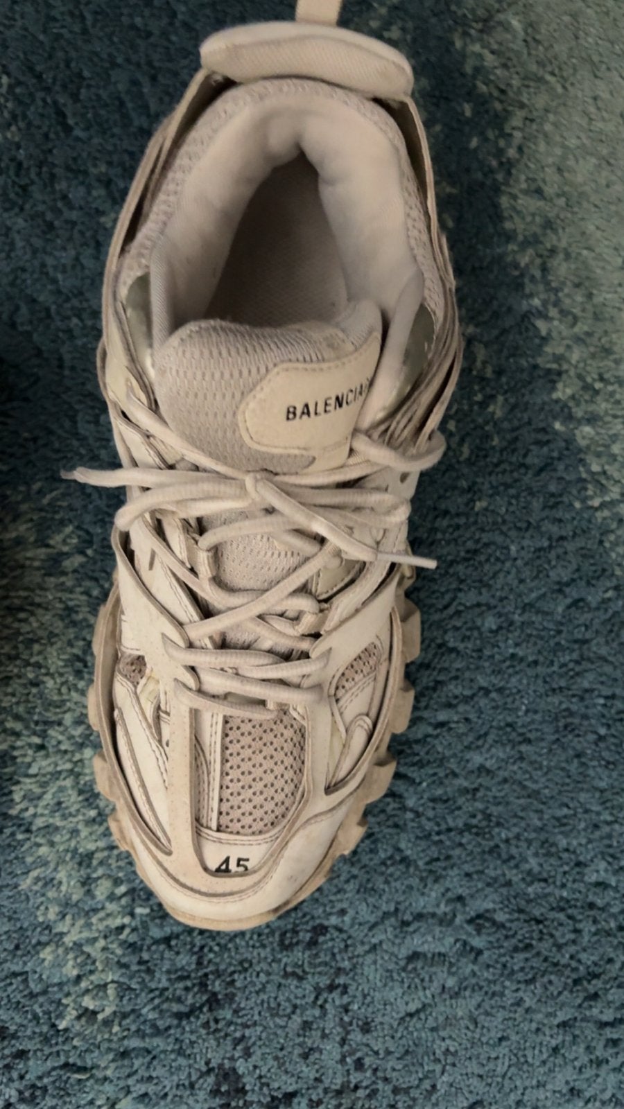 Balenciaga Track Sneakers Maat 45, Kleding | Heren, Schoenen, Ophalen of Verzenden, Gedragen, Wit, Sneakers of Gympen