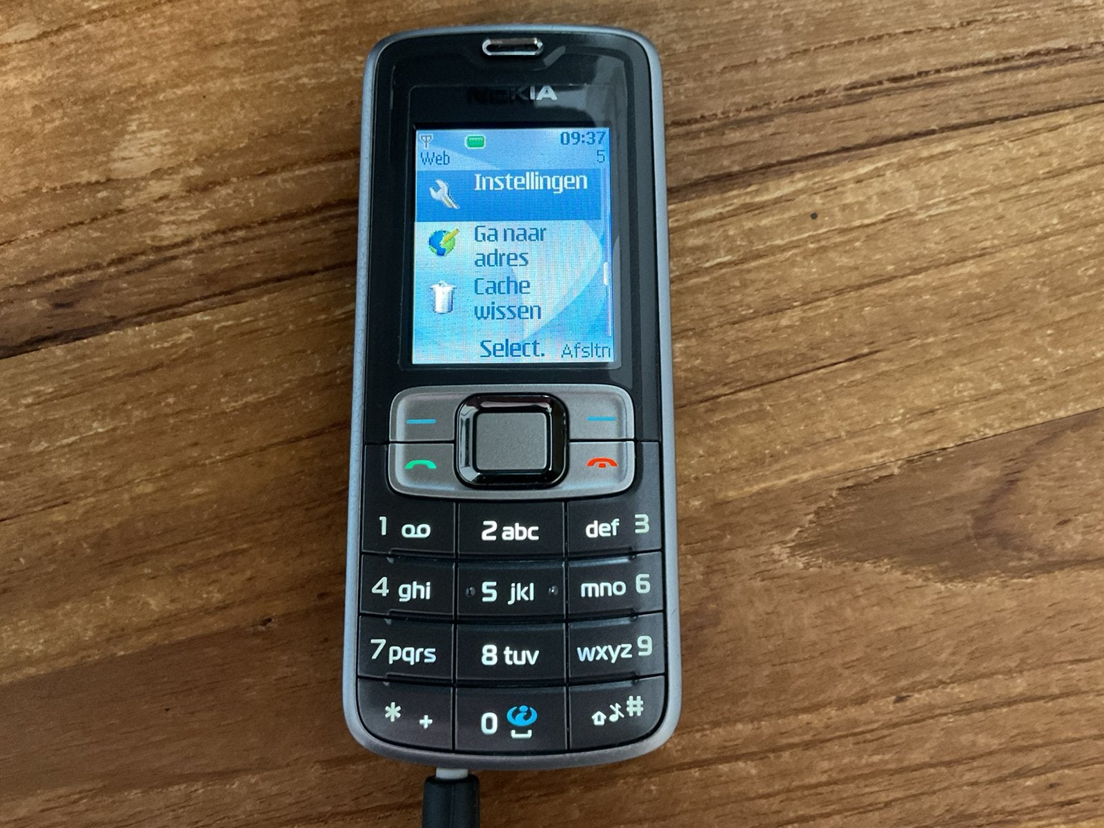 Nokia 3109 classic, mobiele telefoon, met oplader, Gebruikt, Geen camera, Zwart, Ophalen of Verzenden