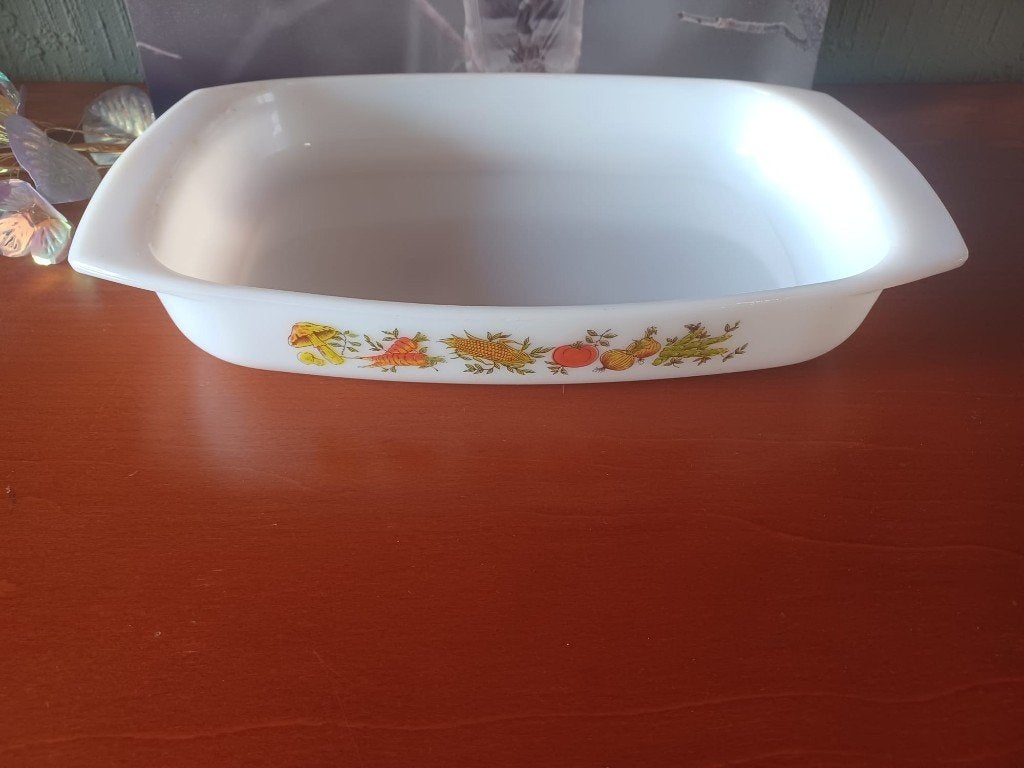 Vintage Arcopal France Ovenschaal "Lotus" Groenten, Ophalen of Verzenden