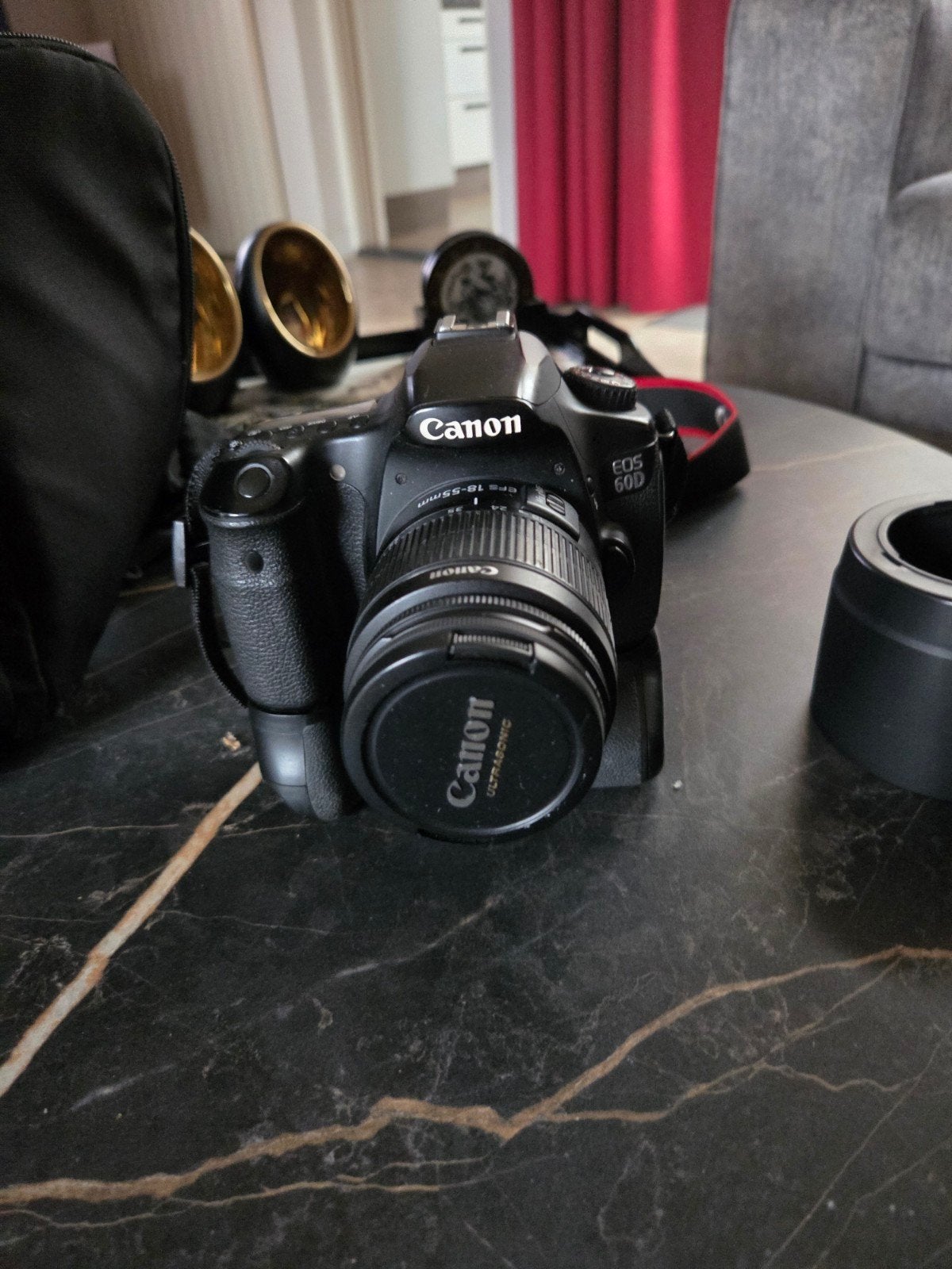 Canon EOS 60D Spiegelreflexcamera met 18-55mm lens, Spiegelreflex, Canon, Ingebouwde flitser, Ophalen of Verzenden