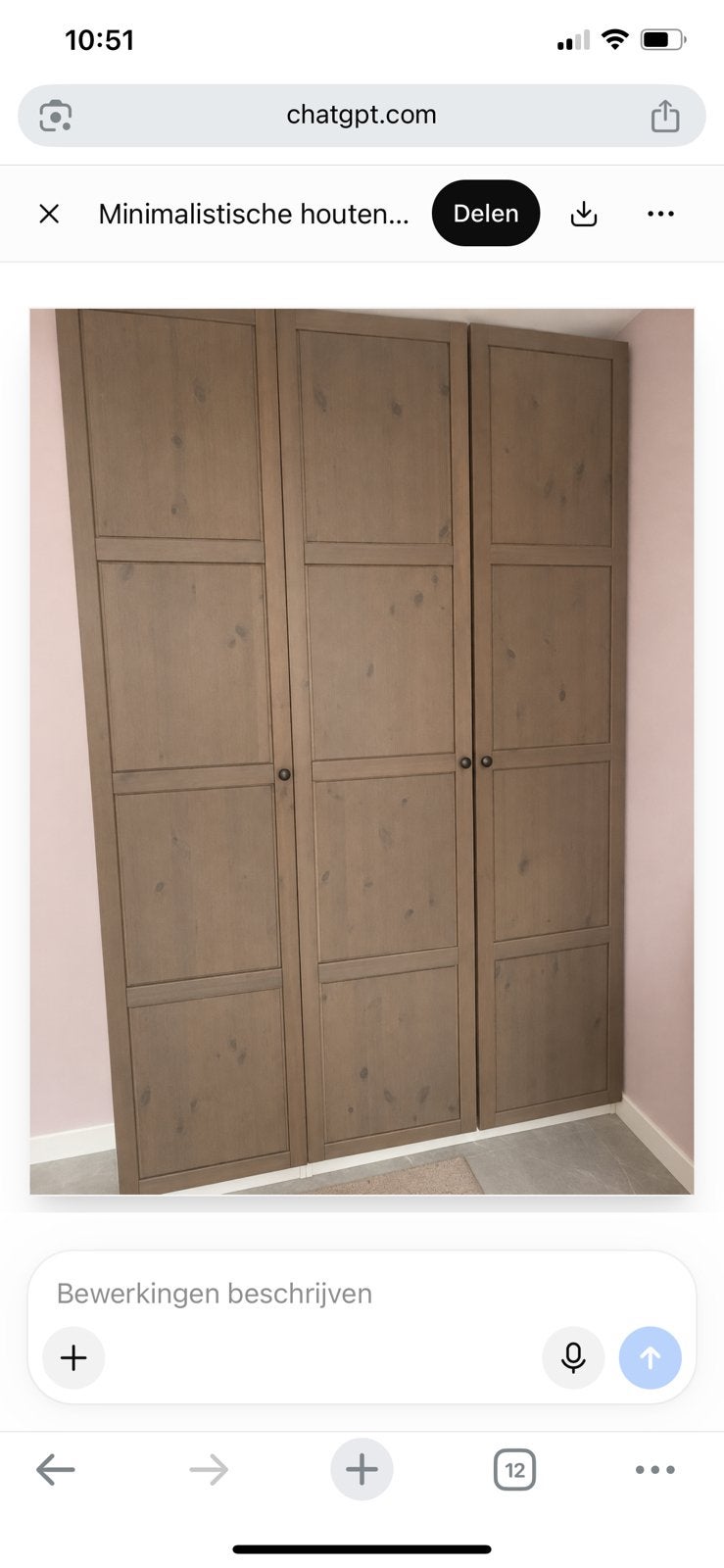 Deuren bergsbo paxkast deur, Huis en Inrichting, Ophalen, 50 tot 100 cm, Zo goed als nieuw, Minder dan 100 cm