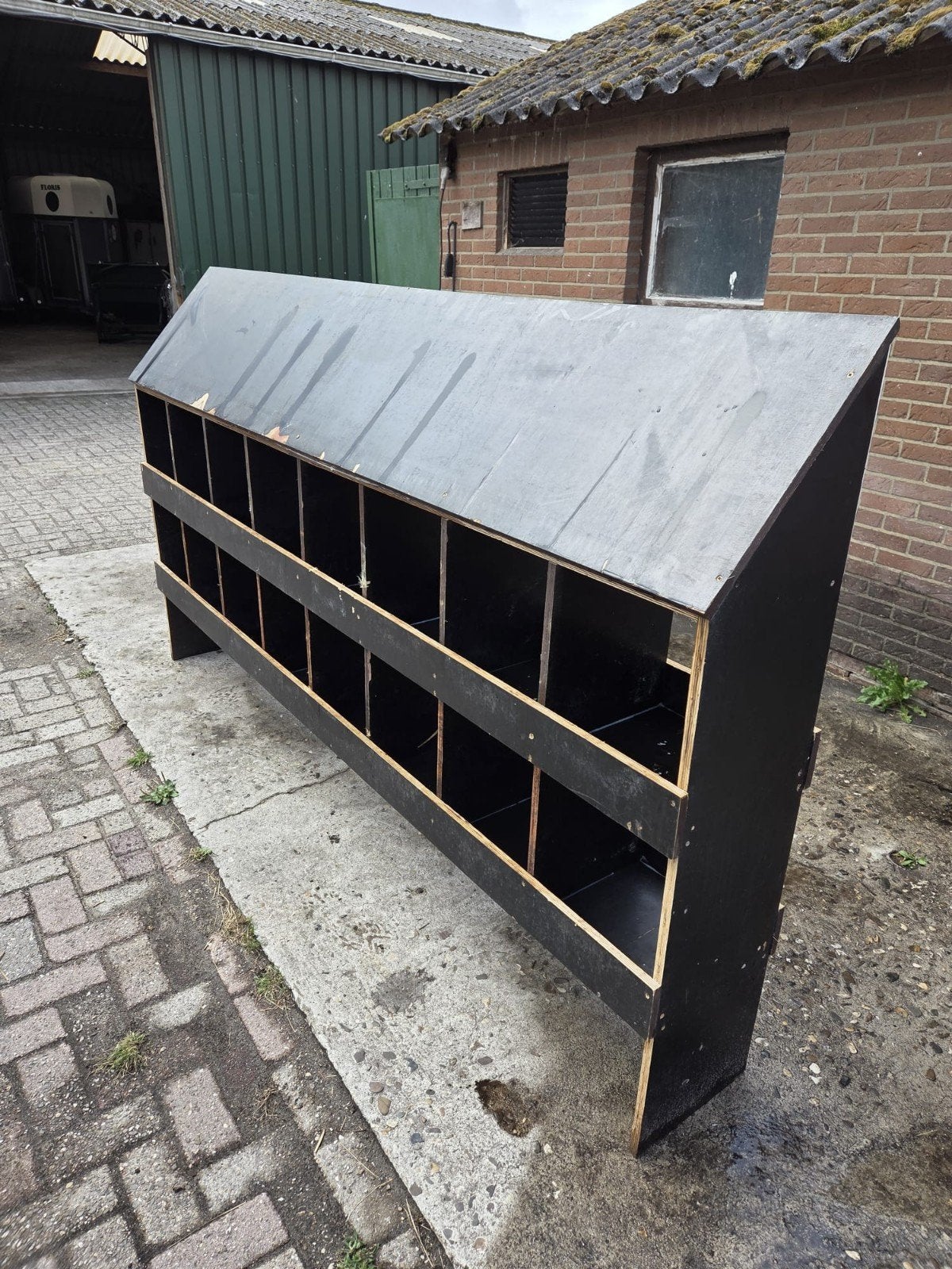 Houten legnest 2x8, Dieren en Toebehoren, Ophalen, Gebruikt, Overige typen