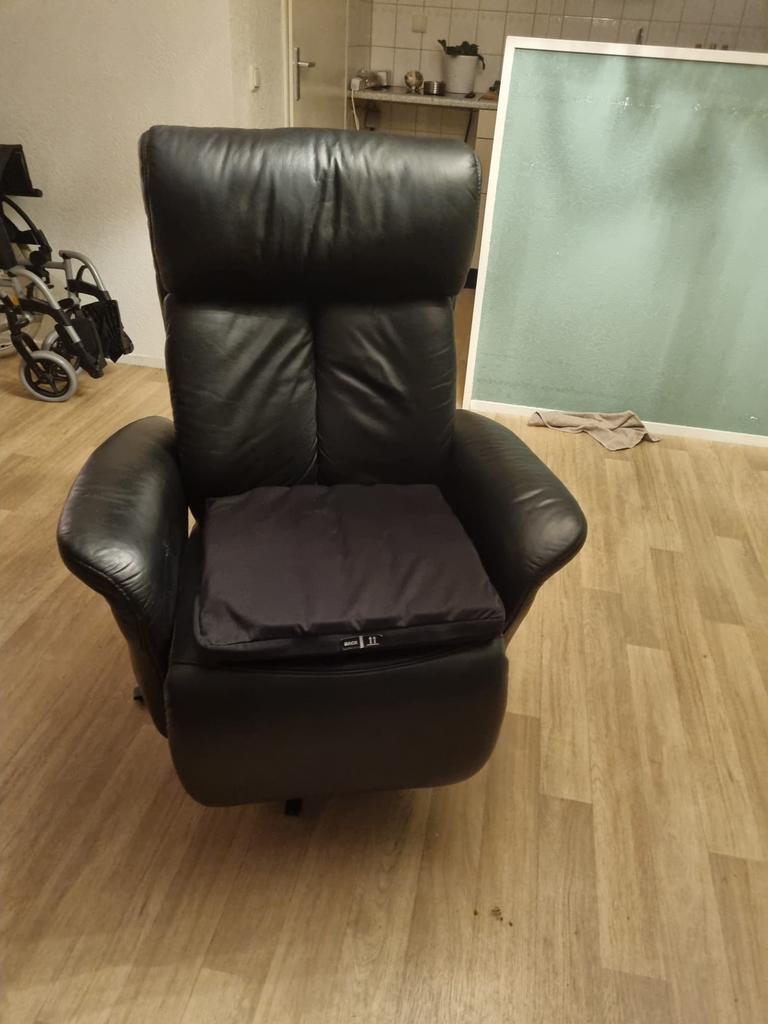 Sta op stoel, Huis en Inrichting, Stoelen, Zo goed als nieuw, Eén, Leer, Bruin, Ophalen