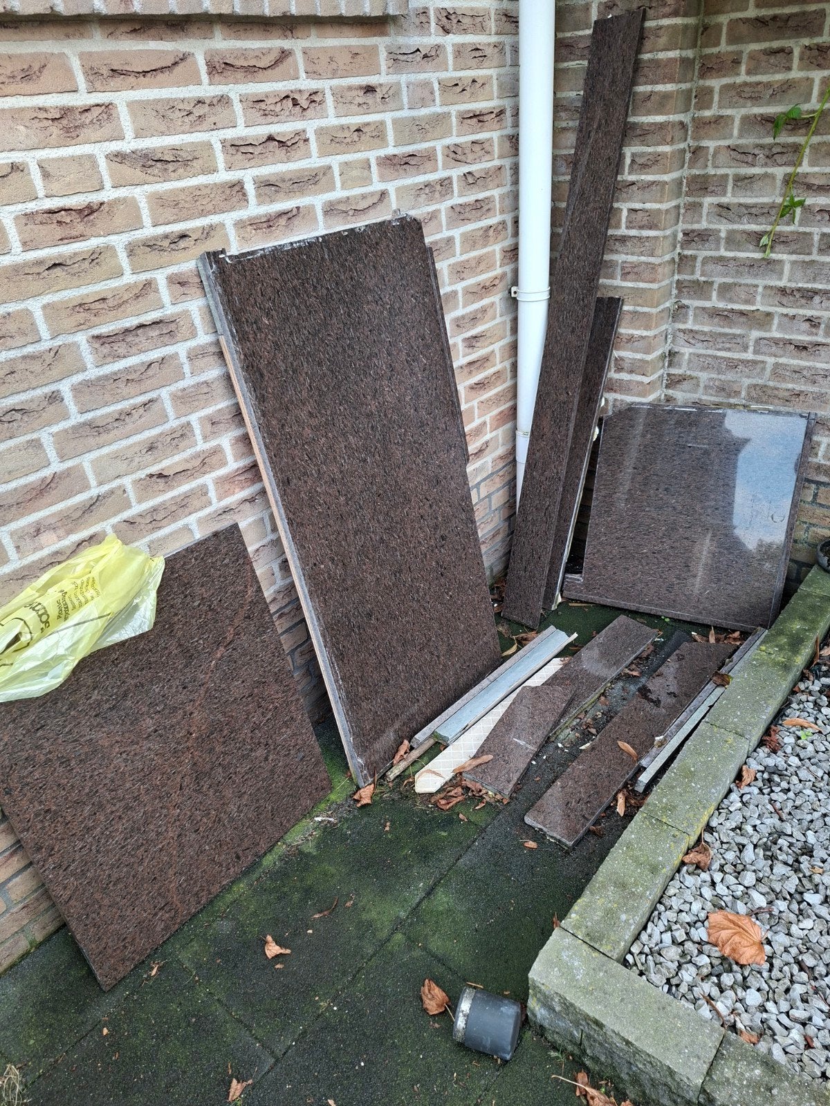 graniet, stukken aanrechtblad, Ophalen, Gebruikt, Steen, Overige typen