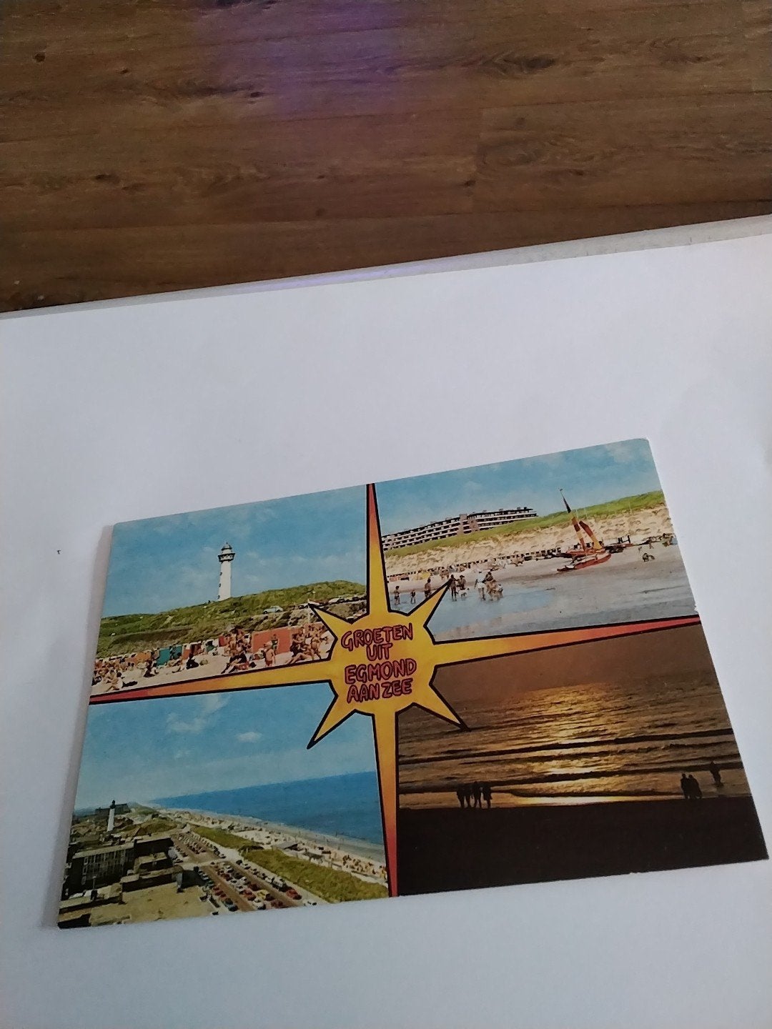 Ansichtkaart Groeten uit Egmond aan Zee 1987, Ophalen of Verzenden, 1960 tot 1980, Gelopen, Noord-Holland