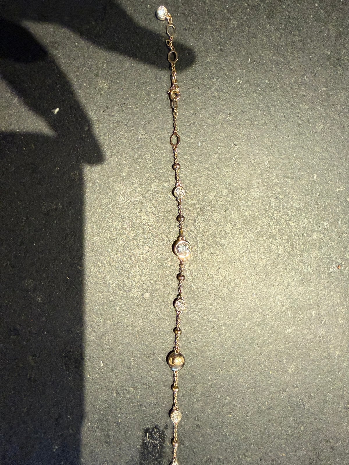 swarovski armband goud, Ophalen of Verzenden, Zo goed als nieuw, Navelpiercing