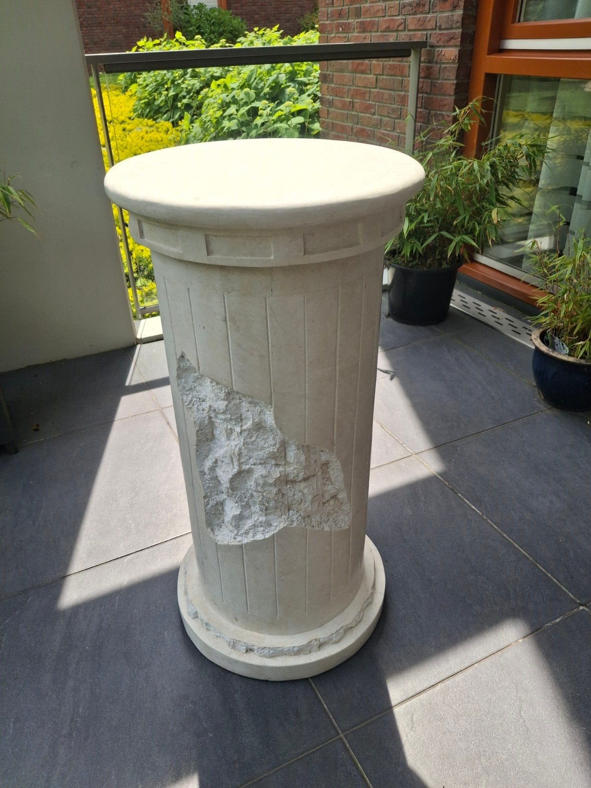 Decoratieve Zuil, Ophalen