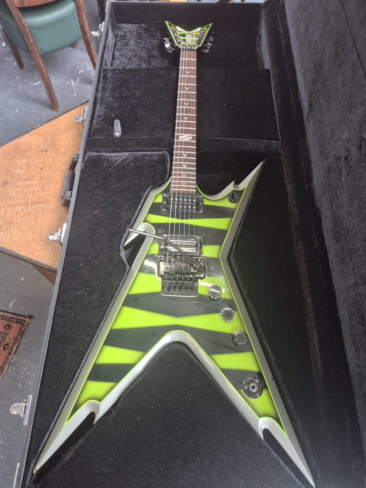 Dean Dime Razorback Slime Bublebee elektrische gitaar, Muziek en Instrumenten, Ophalen, Gebruikt, Solid body, Overige merken