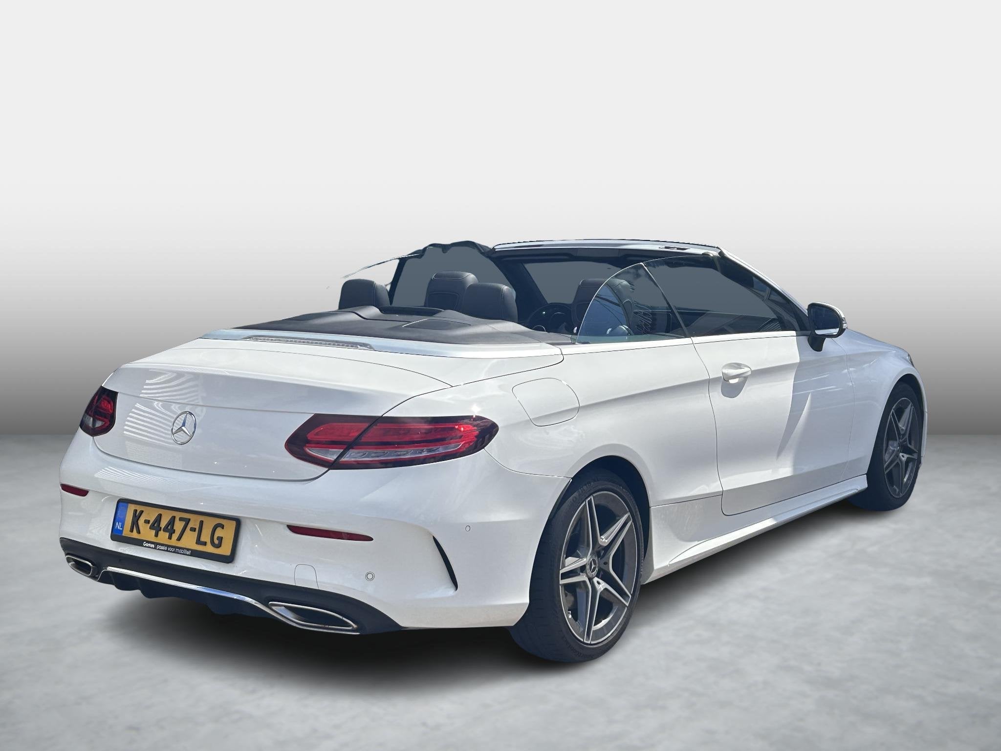 Mercedes-Benz C-klasse Cabrio 180 Premium Pack | Stoelventil, Auto diversen, Automaat, 1497 cc, Cabriolet, Wit