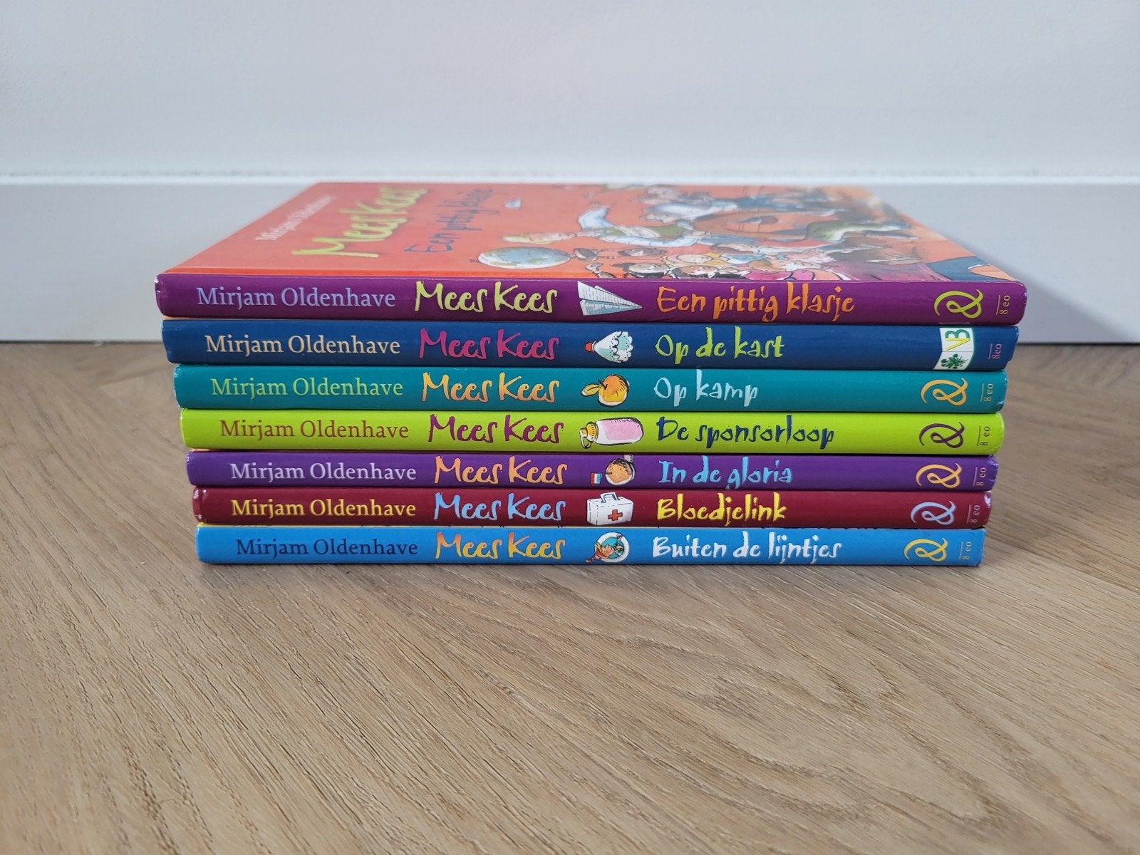 7 boeken van Mees Kees met gekleurde illustraties, origineel, Ophalen of Verzenden, Zo goed als nieuw, Mirjam Oldenhave, Fictie algemeen