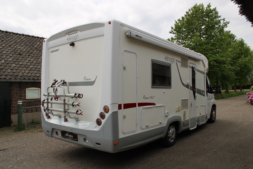Elnagh PRINCE 590 L FRANS BED OVEN KOELVRIES 82000KM! 4 ZITP, Ringverwarming, Afzuigkap, Autobedrijf van Baalen B.V., 7 tot 8 meter