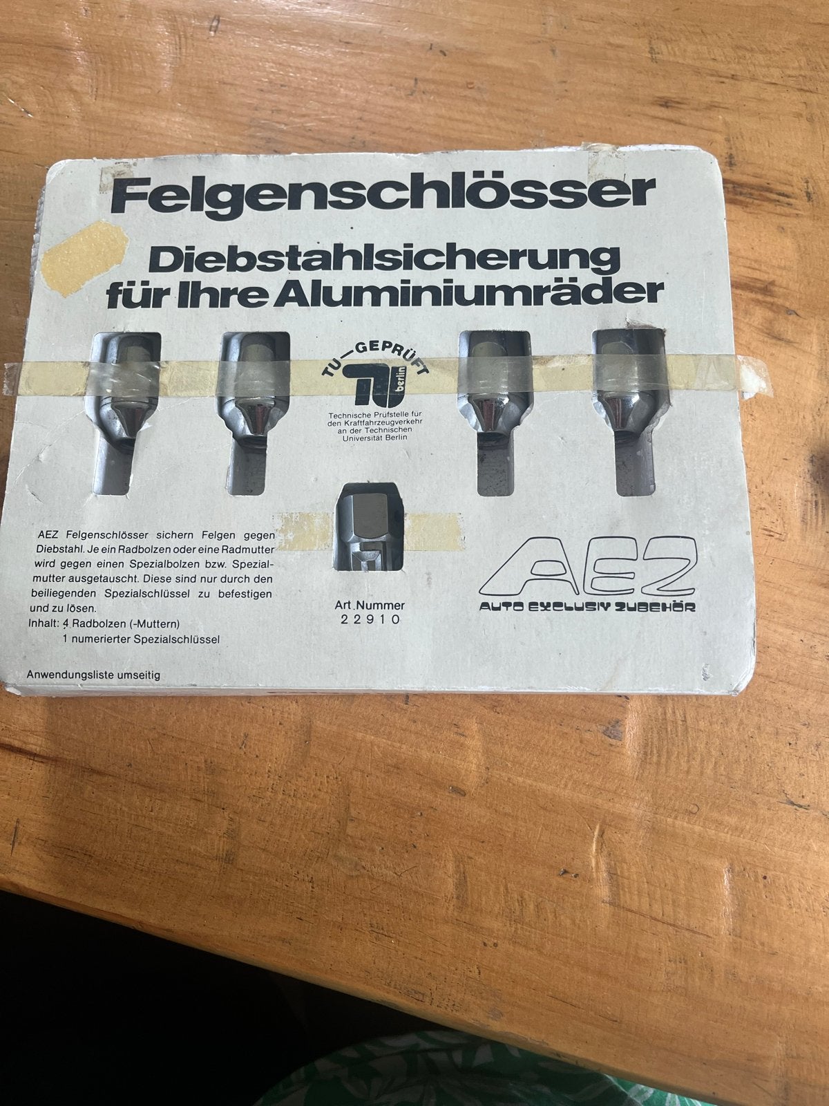 AE2 Velgensloten - Diefstalbeveiliging voor aluminium velgen, Ophalen, Nieuw