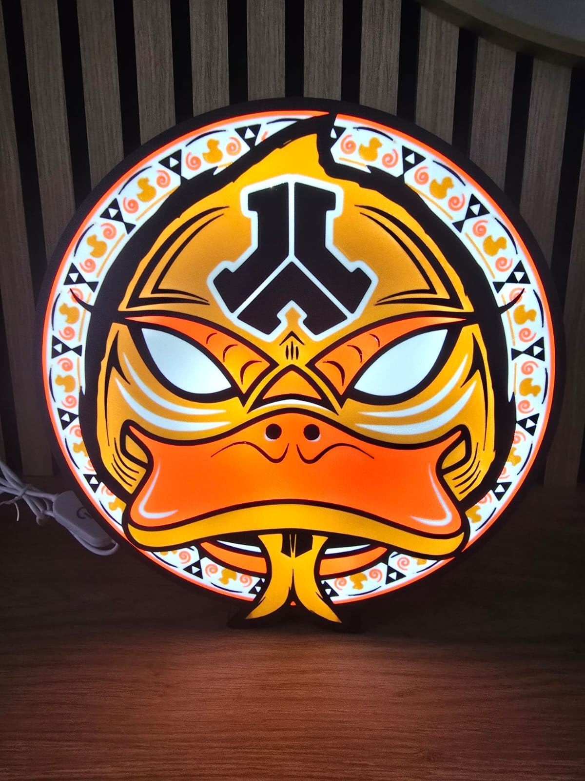 Defqon.1 Dragenduck LED Lamp - Uniek Hardstyle Item, Meerkleurig, Overige stijlen, Nieuw, Kunststof