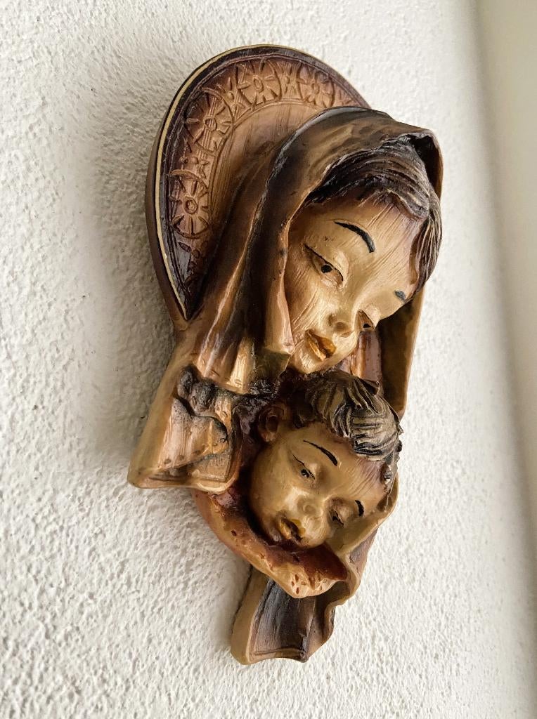 Beeldje Madonna met Kind 23 cm, Antiek en Kunst, Ophalen of Verzenden