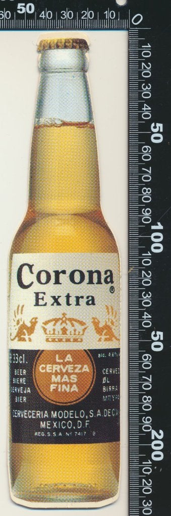 Sticker: Corona, Ophalen of Verzenden, Zo goed als nieuw, Bedrijf of Vereniging
