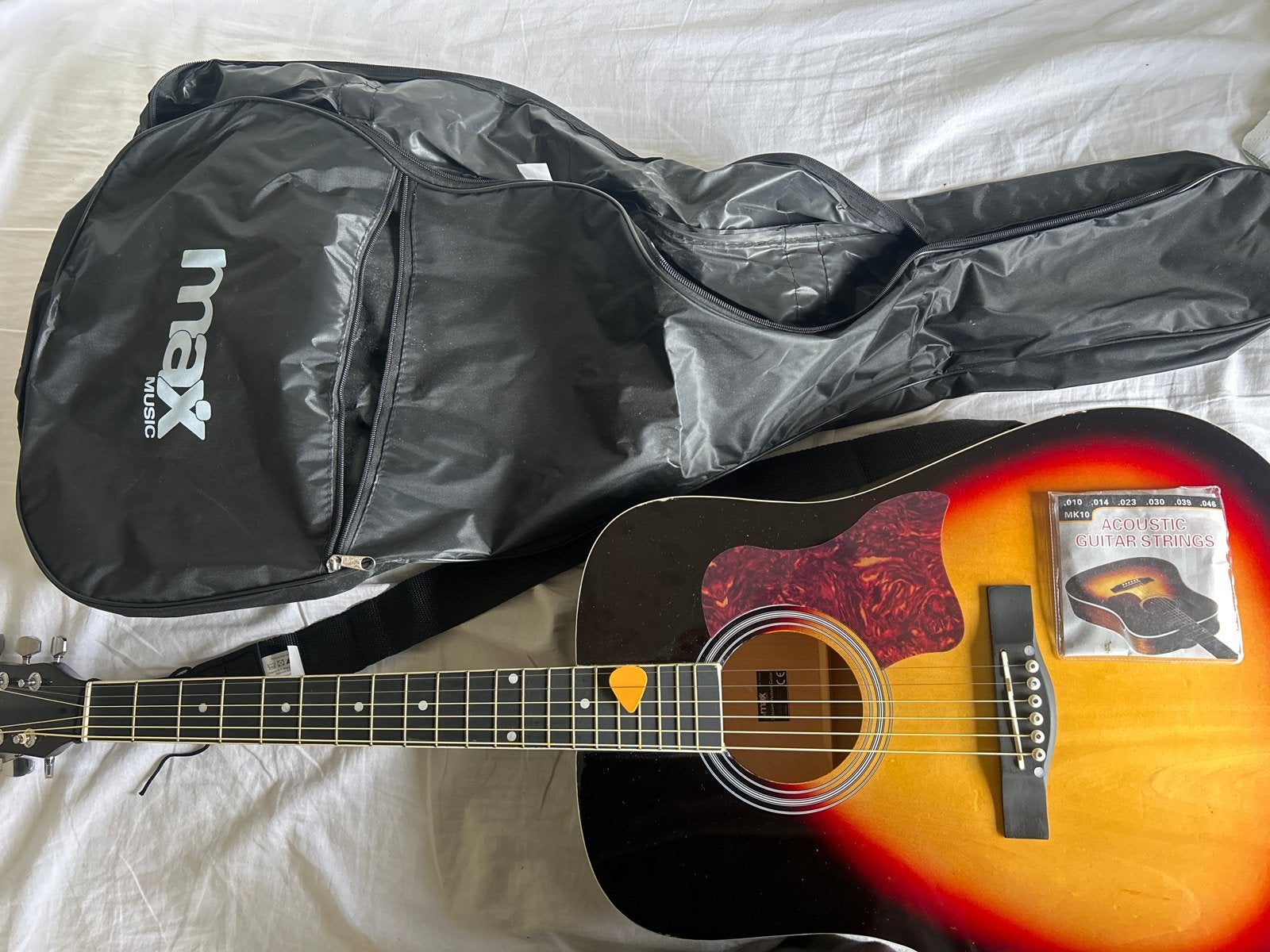 Acoustic Guitar Kit, Ophalen of Verzenden, Zo goed als nieuw, Western- of Steelstringgitaar, Met koffer