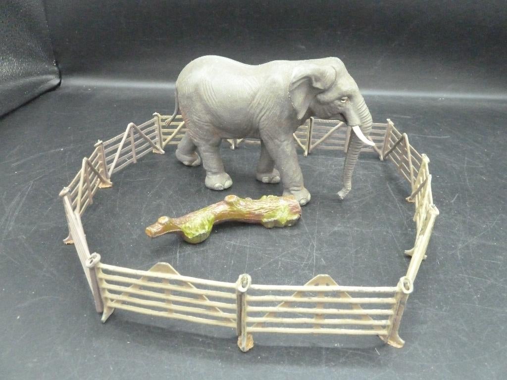 Britains Ltd hekjes, olifant en boomstam, Antiek en Kunst, Ophalen of Verzenden
