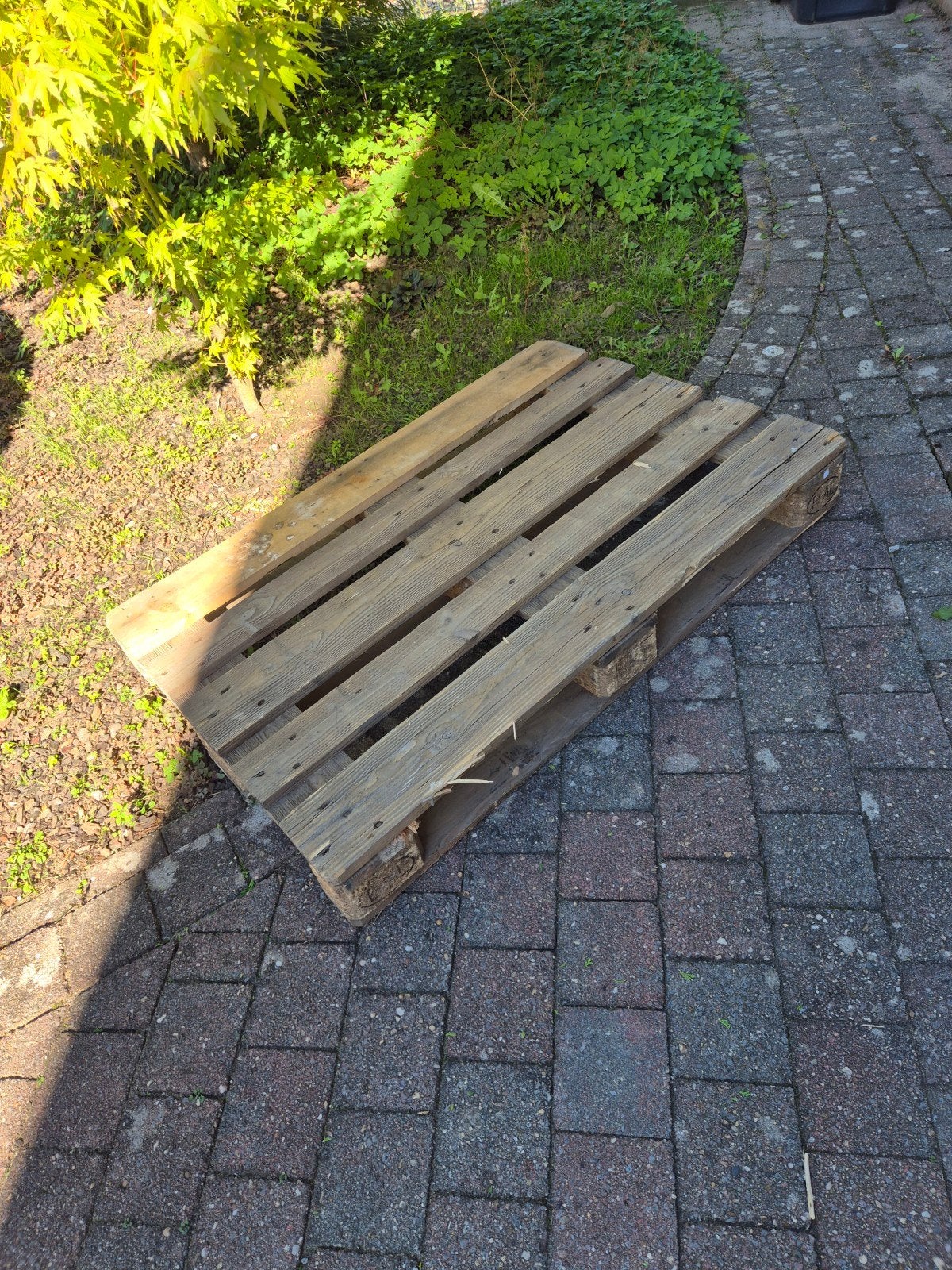 Gratis houten pallet, Ophalen