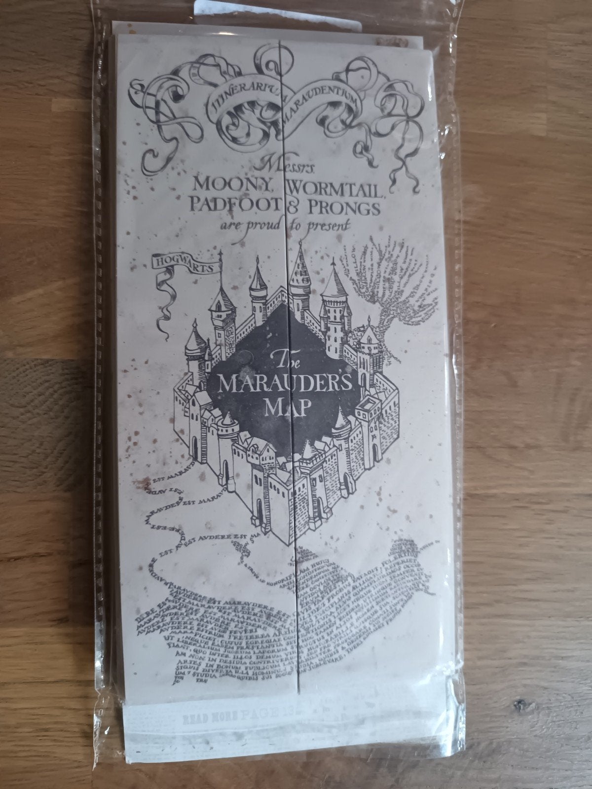 Harry Potter Marauder's Map Replica - Nieuw in verpakking, Ophalen of Verzenden, Nieuw, Replica