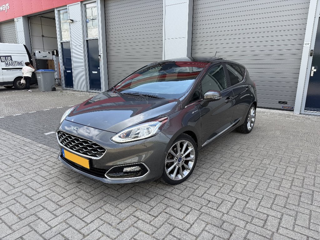 Ford Fiesta Vignale 1.0 (full option), 101 pk, Zwart, 1144 kg, Leder