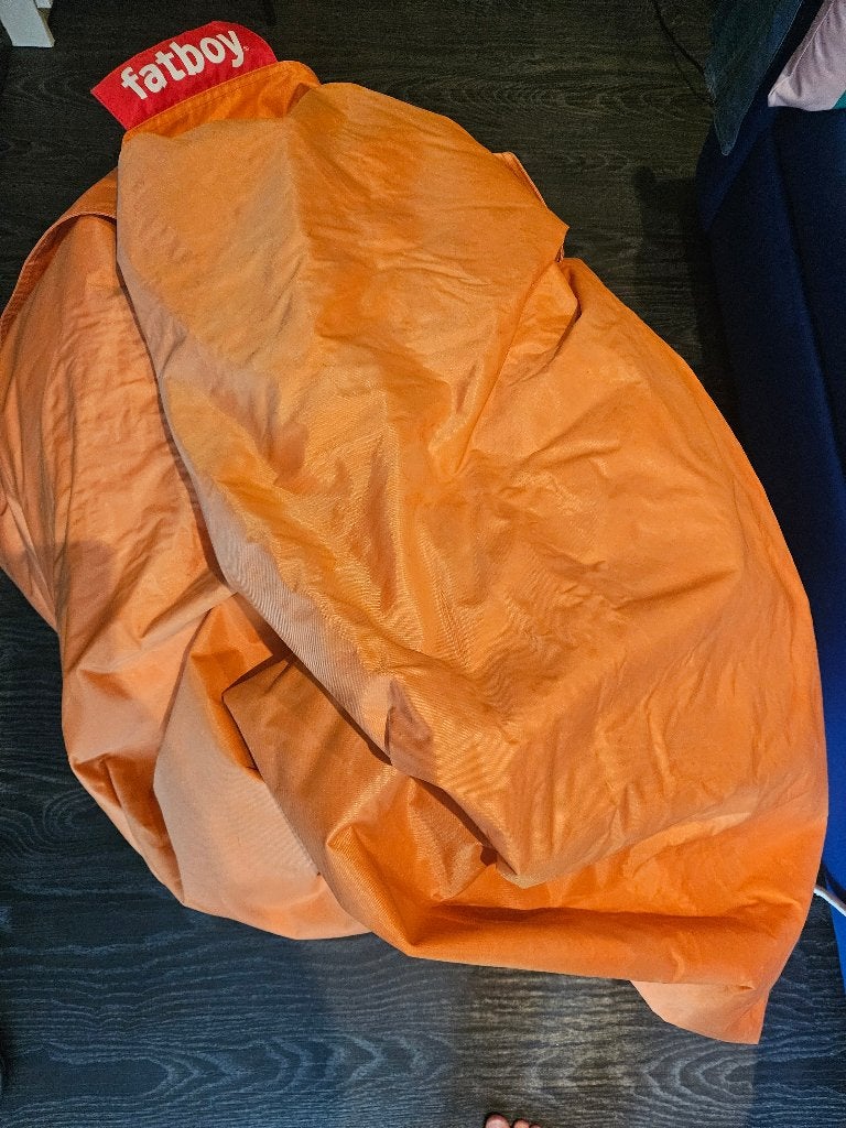 fatboy zitzak oranje, Ophalen, Gebruikt, Oranje, Zitzak