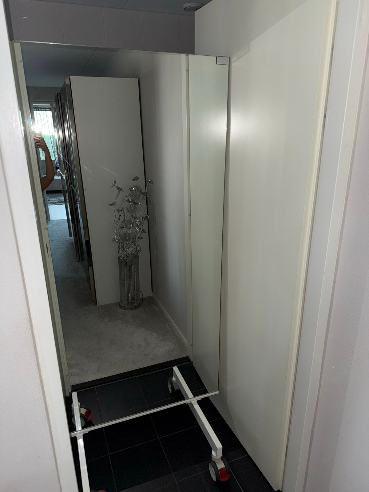 Professionele verrijdbare spiegelwand van FOSK Mirrors, Ophalen, Gebruikt, 100 tot 125 cm, 150 tot 200 cm