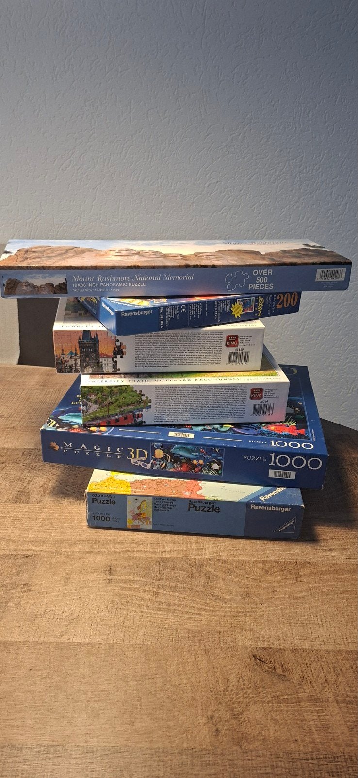 Diverse puzzels voor de liefhebber, Ophalen, Meer dan 50 stukjes, Gebruikt, 6 jaar of ouder