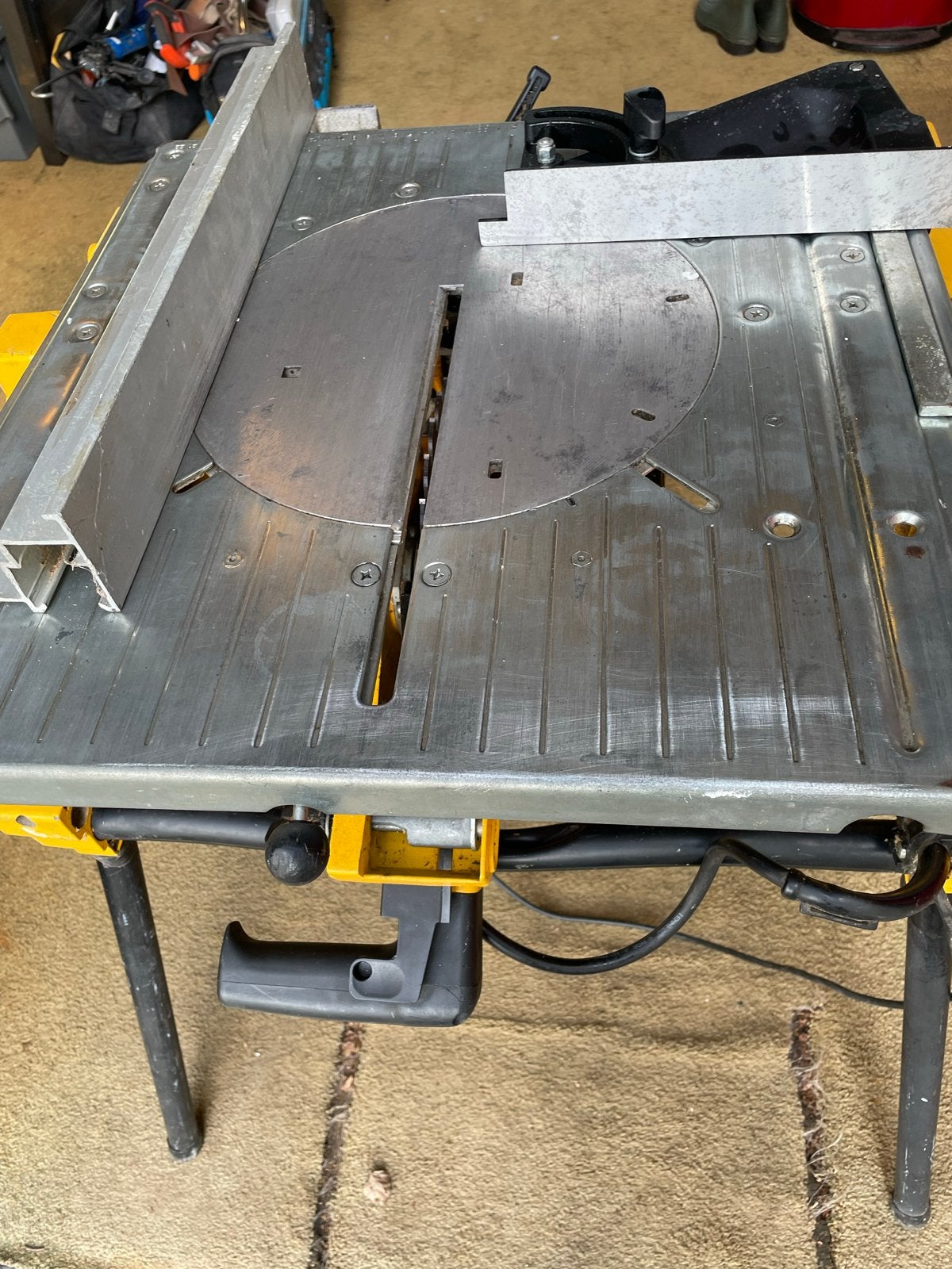 DeWalt DW742 Zaag en Afkortzaag in één, Doe-het-zelf en Verbouw, Gereedschap | Zaagmachines, Gebruikt, 70 mm of meer, Ophalen of Verzenden