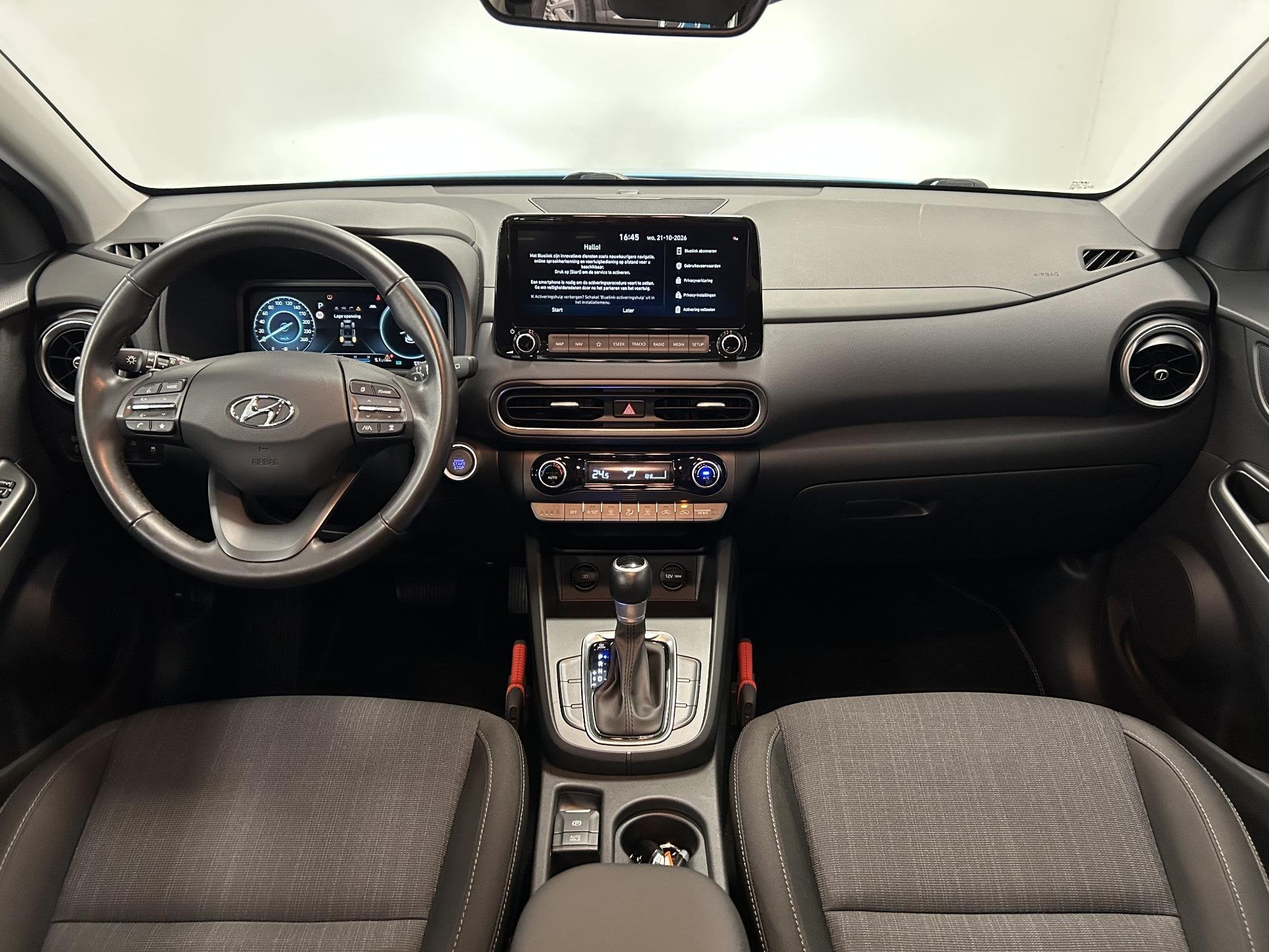Hyundai Kona 1.6 GDI HEV Fashion | NAVI | TREKHAAK | HUD | C, Stof, Gebruikt, Euro 6, 2 kWh