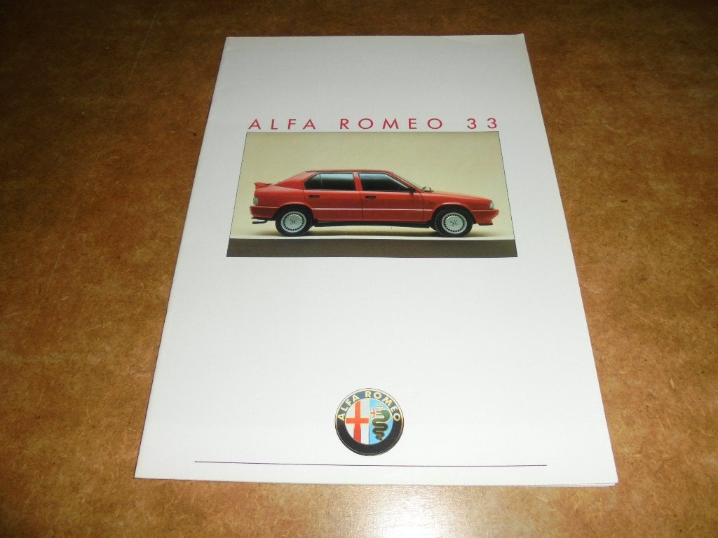brochure Alfa 33  1987, Ophalen of Verzenden, Nieuw, Alfa Romeo