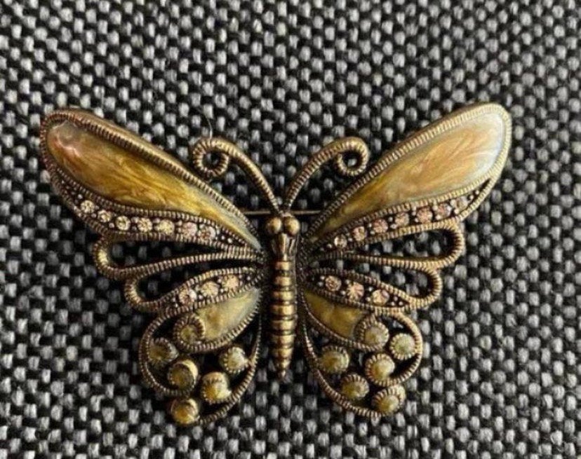 vlinder broche, Verzenden, Nieuw, Overige materialen