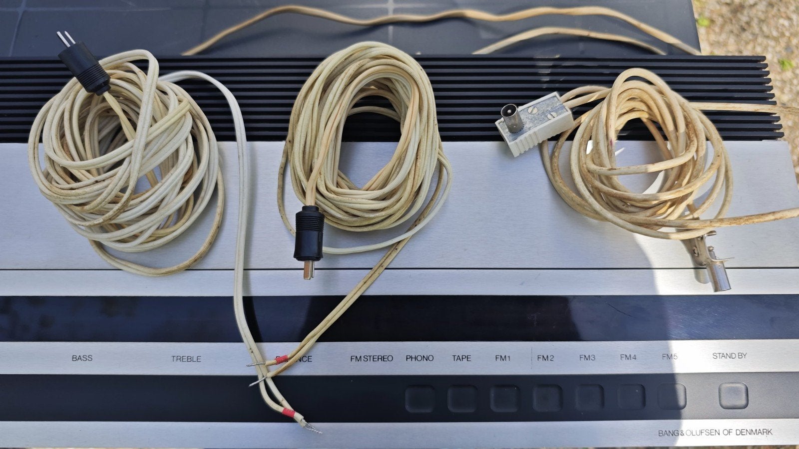 Vintage Bang & Olufsen Beomaster 1900 receiver met kabels, Gebruikt, Tuner of Radio, Bang & Olufsen, Losse componenten