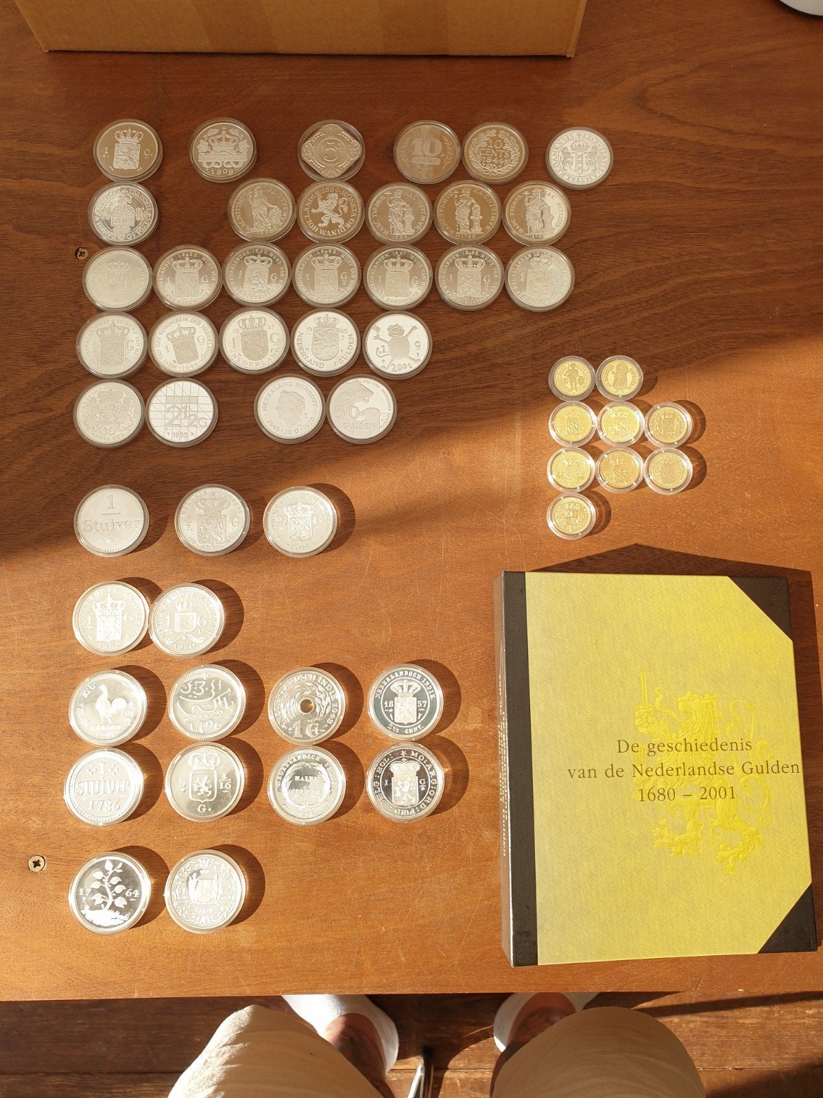 Geschiedenis van de Nederlandse Gulden 1680-2001 (1-7), Ophalen of Verzenden, Koningin Juliana, Zilver