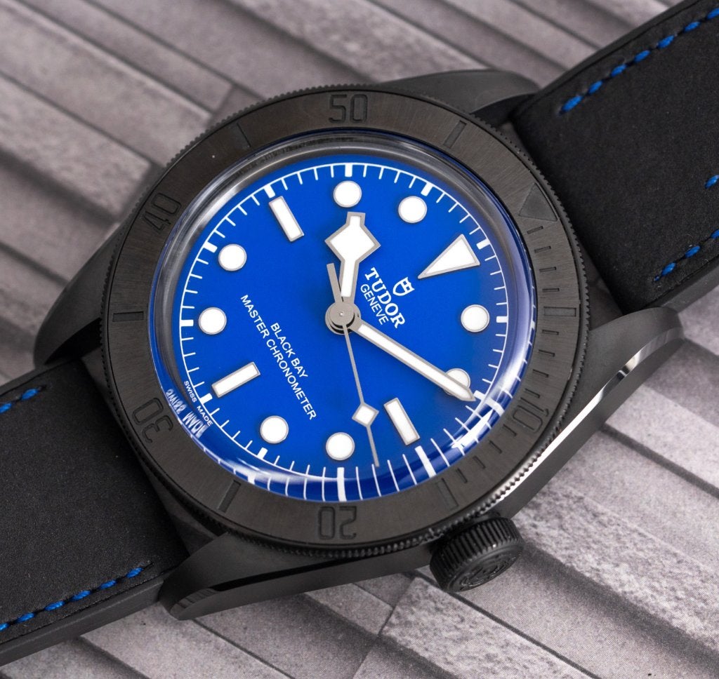 Tudor Black Bay Ceramic Blue (discontinued) Garantie 2030, Overige merken, Overige materialen, Polshorloge, Overige materialen