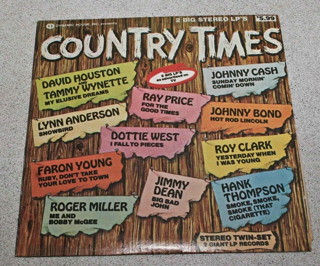 Country Times Dubbel LP, Gebruikt, Ophalen of Verzenden, Dubbel-LP, 12 inch