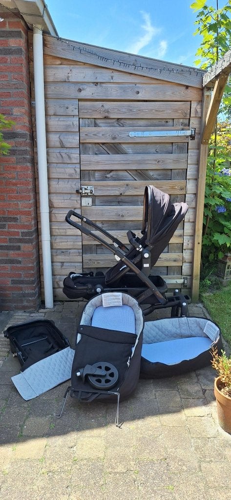 Joolz geo kinderwagen duo zwart incl maxi cosi beugels, Ophalen, Gebruikt, Overige merken, Duowagen