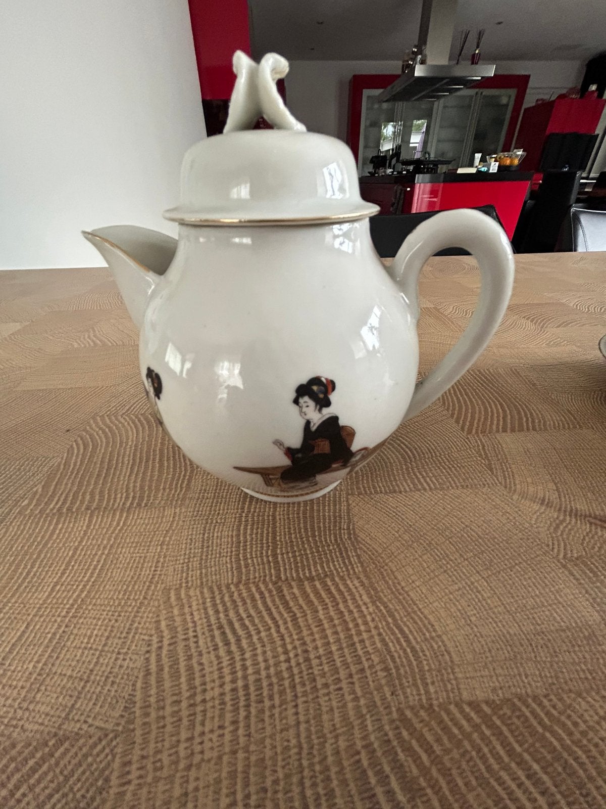 Japans porselein servies geisha 12 personen, Ophalen