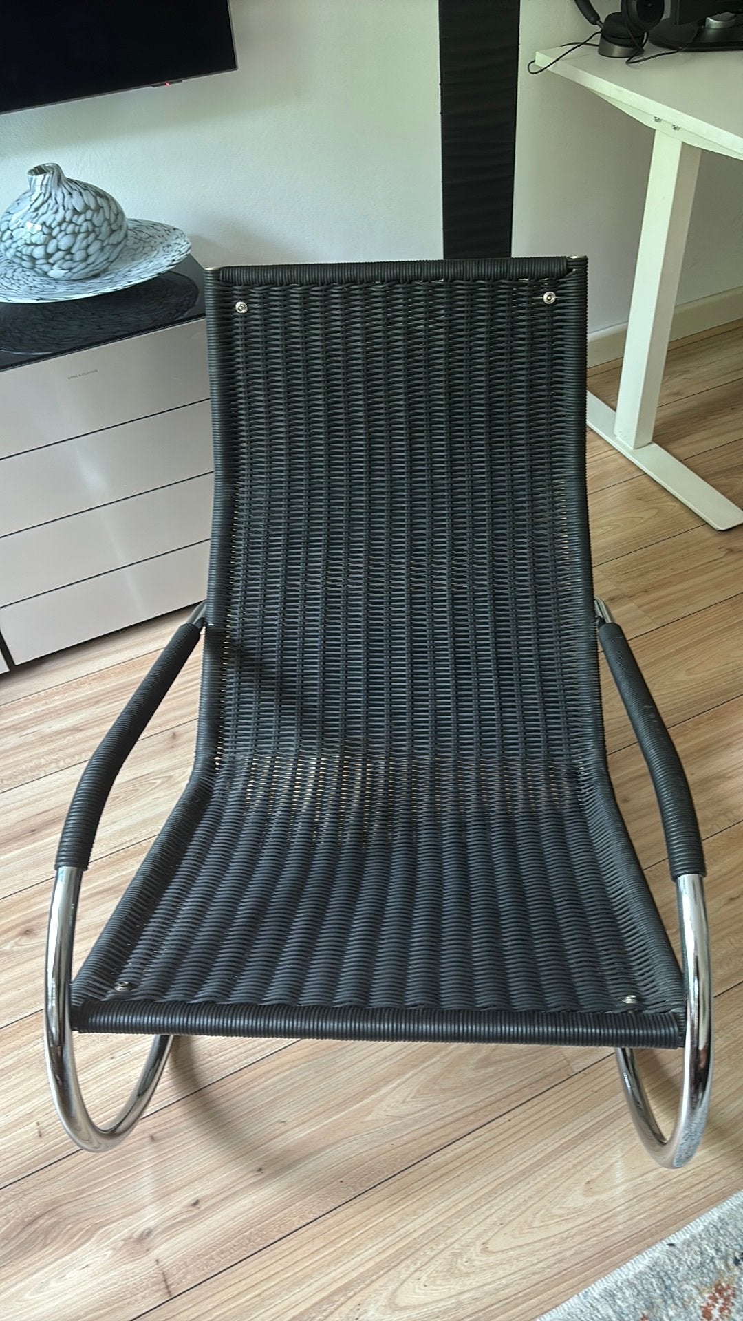 Tecta loungestoel van Anton Lorenz, Ophalen, Zo goed als nieuw, Wicker