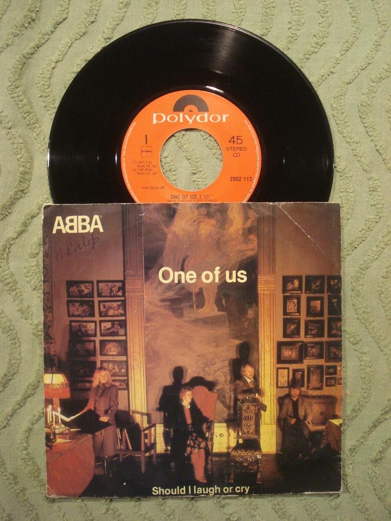 ABBA 7" Vinyl Single: ‘One of us’ (Nederland), Ophalen of Verzenden, Zo goed als nieuw, Pop