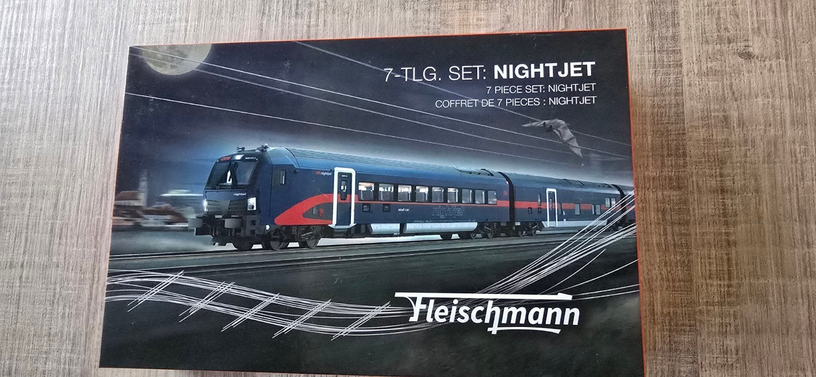 Fleischmann piccolo 6260065 NIGHTJET 7delig nieuw ovp., Hobby en Vrije tijd, Modeltreinen | N-Spoor, Gelijkstroom, Fleischmann